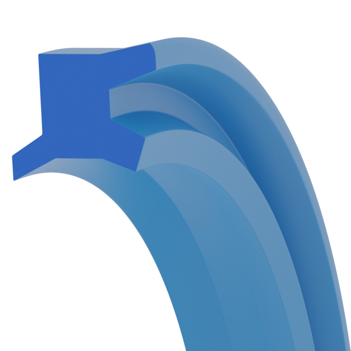 DHS Snap-In Wiper Scraper Seal 75.0 × 85.0 × 8.0 mm (PU)